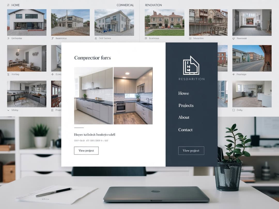 What's the ideal structure for construction website project portfolios? construction-website-project-portfolios