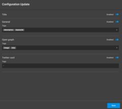 seo meta config