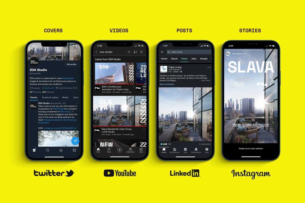Zillow seamlessly integrates its social media efforts with its overall marketing strategy. They consistently cross-promote their blog posts, market reports, and property listings across their social media profiles, email newsletters, and website, creating a cohesive brand experience that drives traffic and engagement. social-media-impact-real-estate-seo-7