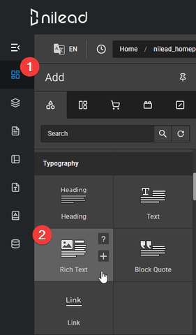 Add a Rich Text Element