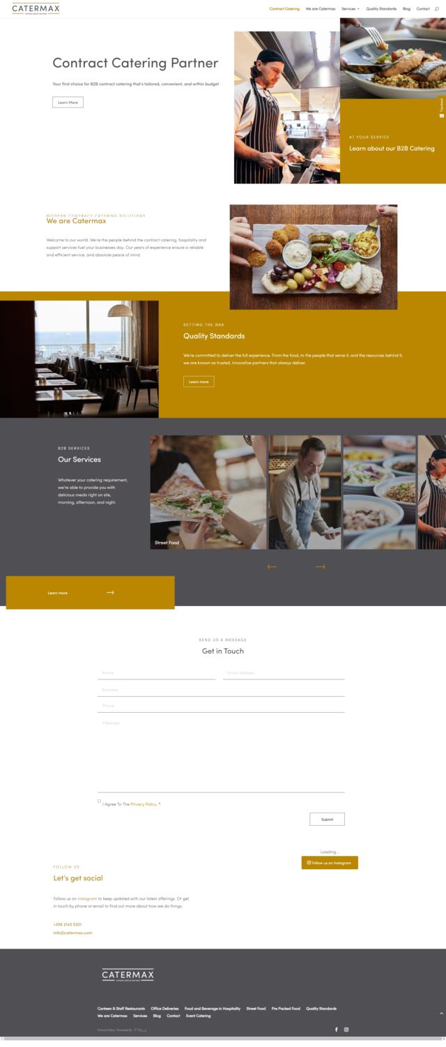 catermax-catering-website-design