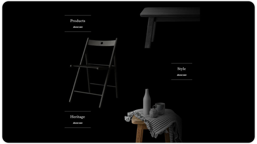 furniture manufacturer website design