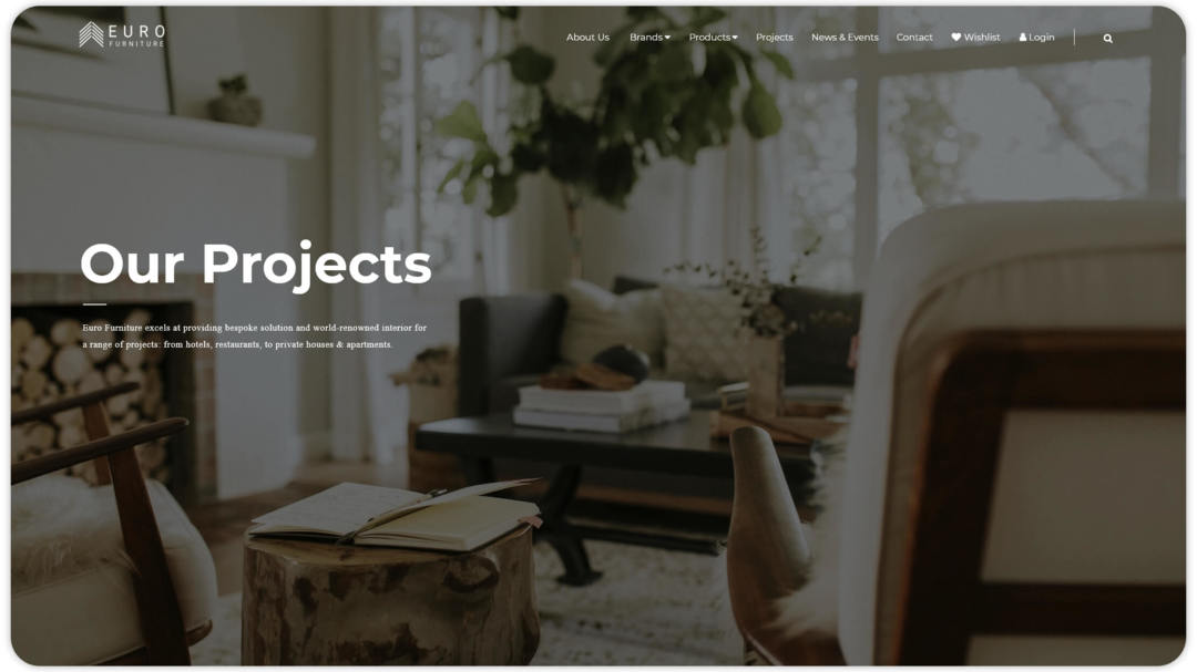 furniture retail store web design services