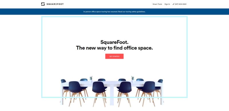 Find Office Agency Website (SquareFoot)