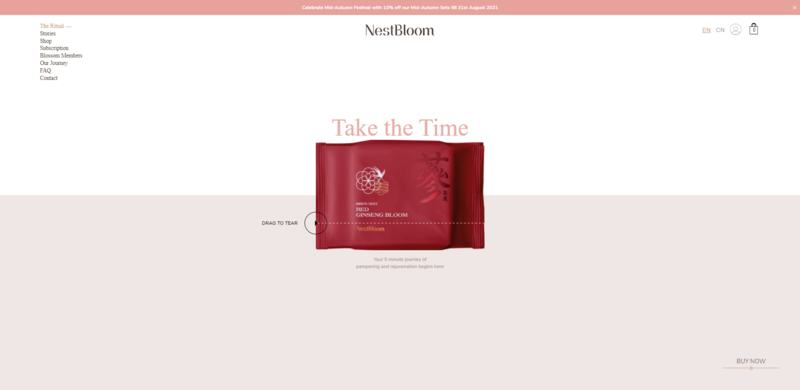 Bird's Nest Website (NestBloom)