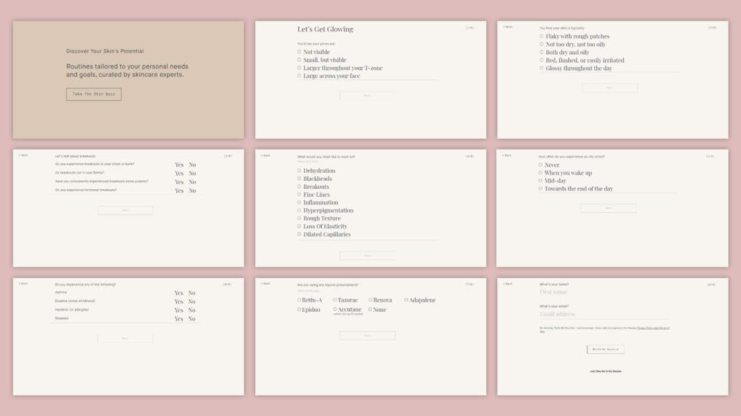 website design for nail salon