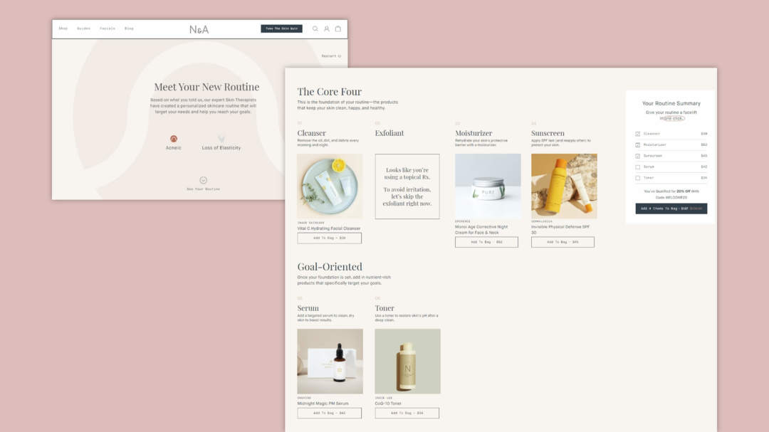 nail salon business web design