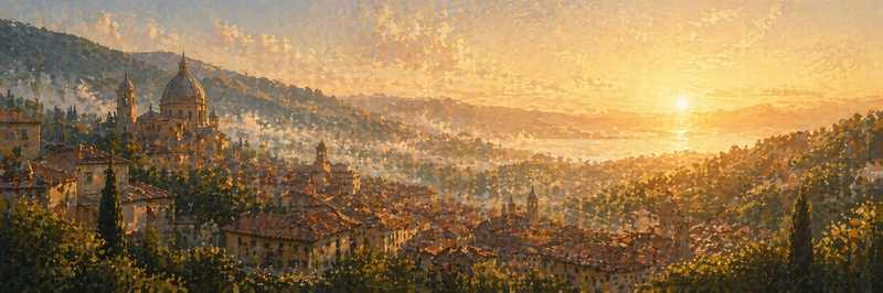 nilead-town-sunrise