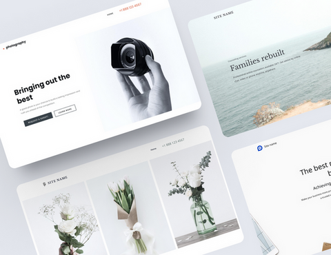 Curated visual reference: Photography Web Design Solutions Reference: Photography Website Design Best Practices Solution
