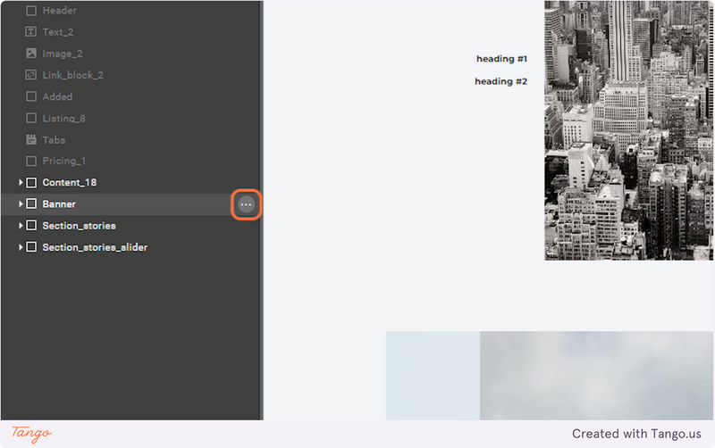 Step 2 Select the Component