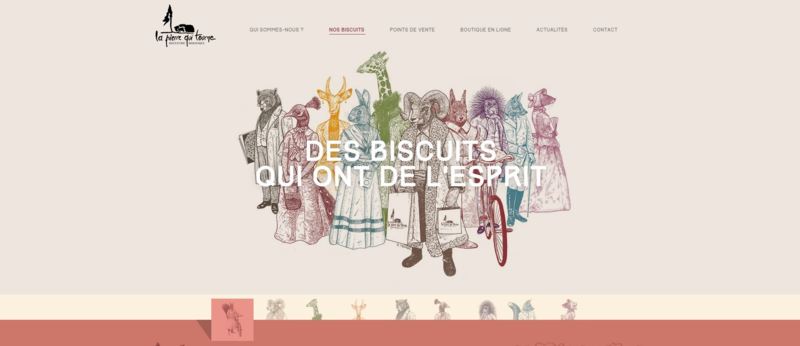 Biscuit Website (La Pierre Qui Tourne)